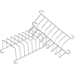 Stainless Steel Toast Rack - 2 Pieces Toast Racks for Toaster Toaster, 8 Slots Toast Holder Silver - Accessories for Toaster Toaster（15.5*8.5cm）