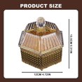 thumbnail image 3 of Iodue Food Storage Cookie Jar Decorative Jar With Lid Metal And Acrylic Snack Craft, 3 of 4