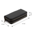 thumbnail image 4 of Womens Double Zipper Wallet Clutch Purse with Phone Holder, 4 of 5