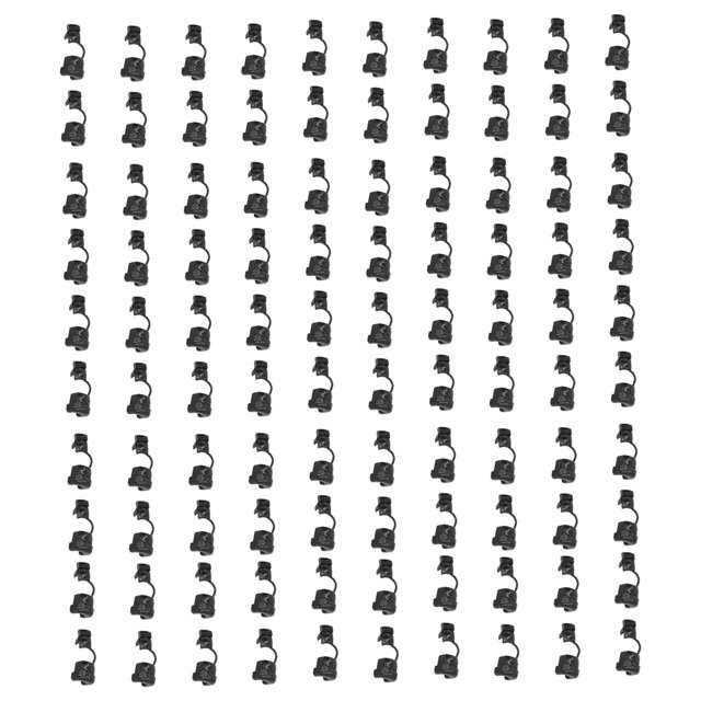 100Pcs Nylon Wire Grommet Strain Relief Bushing Electric Cable Fixing Buckle Accessories 6N‑4