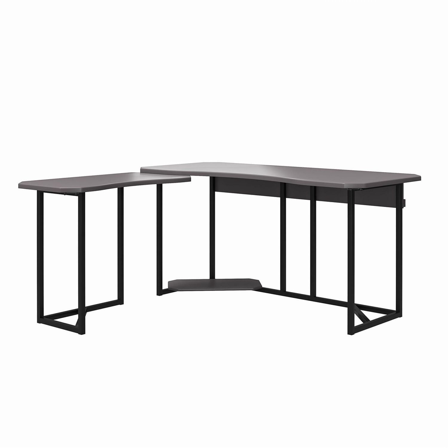 NTense Quest Gaming L Bureau avec support pour processeur, gris