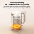 thumbnail image 2 of Xiaomi Electric Kettle 2 Lite – 1.5L Fast Boiling, 1000W, Stainless Steel, Auto Shut-Off | BPA-Free, Compact & Quiet (White), 2 of 8