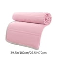 thumbnail image 3 of Courtepointe d'Été Rose Format Simple Réversible Légère Lavable Climatisation Rafraîchissante Couvre-Lit Rose Literie en Polyester pour Enfants Adultes 100*70Cm/39*27 Po, 3 of 8