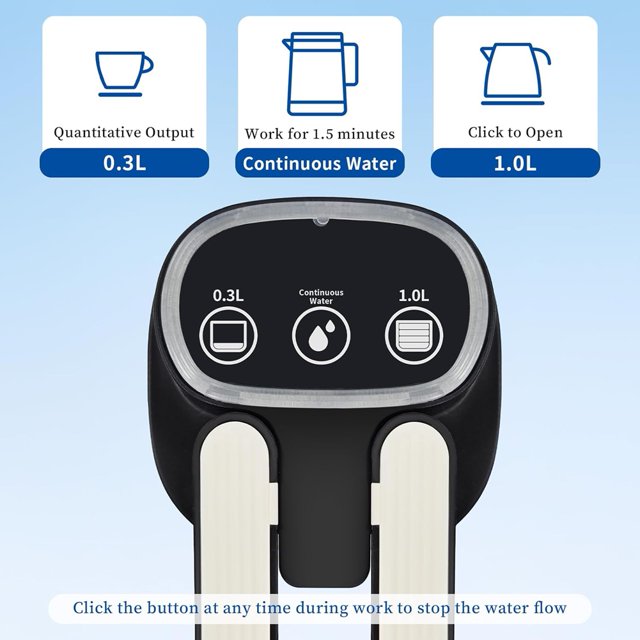 Pompe à Eau Automatique pour Bouteille de 5 Gallons Type-C Rechargeable Distributeur d'Eau Électrique Portable