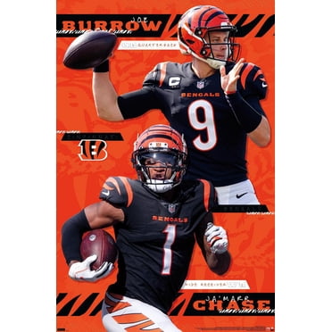 NFL Cincinnati Bengals - Joe Burrow & Ja'Marr Chase 21 Wall Poster, 22.375" x 34"
