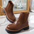 thumbnail image 4 of Womens Winter Boots Short Heightened Thick Heel Fashion Fall/Winter Shoes, 4 of 9