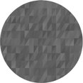 thumbnail image 1 of Ahgly Tapis d'Intérieur Lavable en Machine Carré Transitionnel Gris Platine, 3 Pieds Carré, 1 of 7