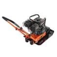 thumbnail image 1 of KFFKFF 6.5HP Plate Compactor, 196CC Gasoline Motor, 4200 lbs Vibratory Soil Compaction Device, 22.1x15.9 in Plate Power Bouncing Jack Tamper, 5600 VPM Ground Compactor for Sidewalks, Asphalt, 1 of 9