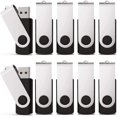 thumbnail image 1 of KEXIN 100 Pack 4GB Flash Drive USB Bulk USB Flash Drive Thumb Drive USB Drive 4 GB Flash Drives Memory Stick Pen Drive for Data Storage and Sharing Black, 1 of 5