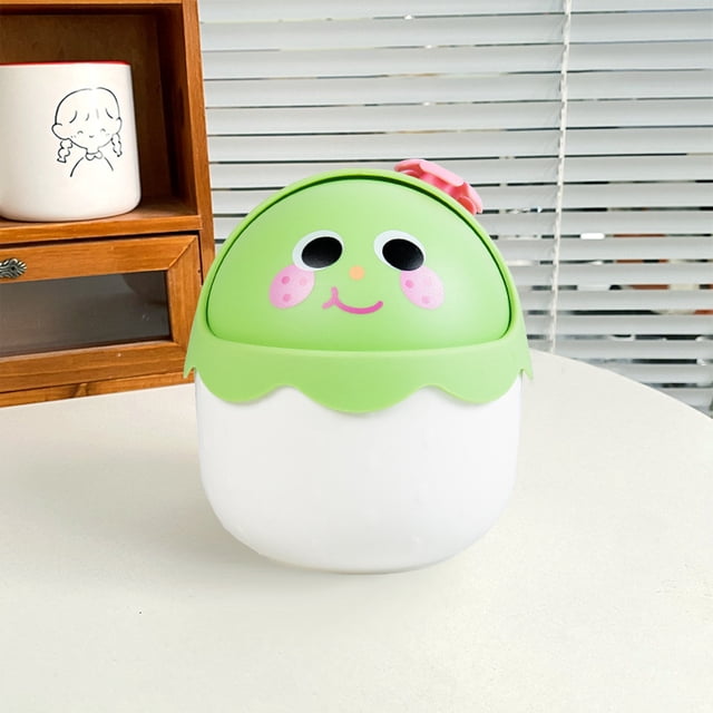 Vaidha Desktop Household Small Rubbish Bin Coffee Table Table With Lid Cute Bedroom Bedside Stationery Storage Small Storage Box