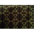 thumbnail image 4 of oneOone Cotton Silk Fabric Ethnic Geometric Flame Stitch_Printed Craft Fabric BTY 42 Inch Wide, 4 of 4