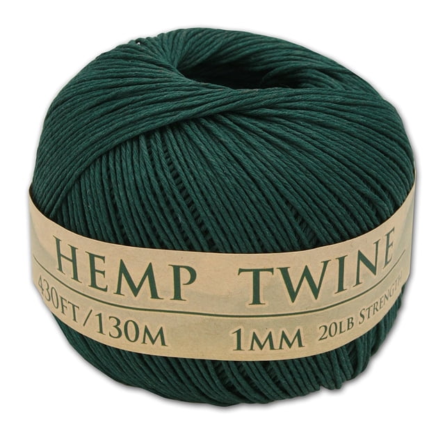 Hemp Twine Ball Hunter Green 1mm