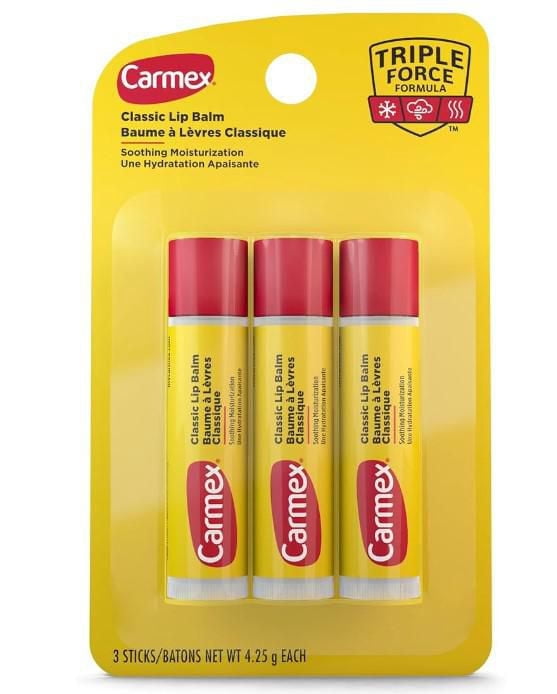 CARMEX BÂTONNETS DE SAVEUR CLASSIQUE LOT DE 3