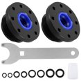 thumbnail image 1 of Front Mount Hydraulic Steering Cylinder Seal Kit Compatible with HC5340/HC5341/HC5342 Metal Hydraulic Cylinder Seal Replacement Set with Pin Wrench Wear-Resistant for Replacement, 1 of 8
