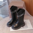 thumbnail image 1 of Elvqul Girls Boots,Shoes for Girls,Winter Zipper Riding Boots Fleece Faux Leather Size 10 Girls, 1 of 7