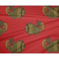 thumbnail image 4 of oneOone Polyester Lycra Fabric Fish Block Print Sewing Fabric BTY 56 Inch Wide, 4 of 4