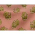 thumbnail image 4 of oneOone Viscose Jersey Fabric Peacock Block Print Sewing Fabric BTY 60 Inch Wide, 4 of 5