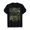 thumbnail image 1 of T Shirt Men's Christian Camouflage Scripture Iron Grind Stone Verse Training Top, 1 of 5