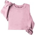 thumbnail image 4 of Milgrthf Chandails d'Automne pour Fille Basiques Tendance à Manches Longues Légers Décontractés à Col Rond Chandails à Enfiler Hauts Rose P, 4 of 5