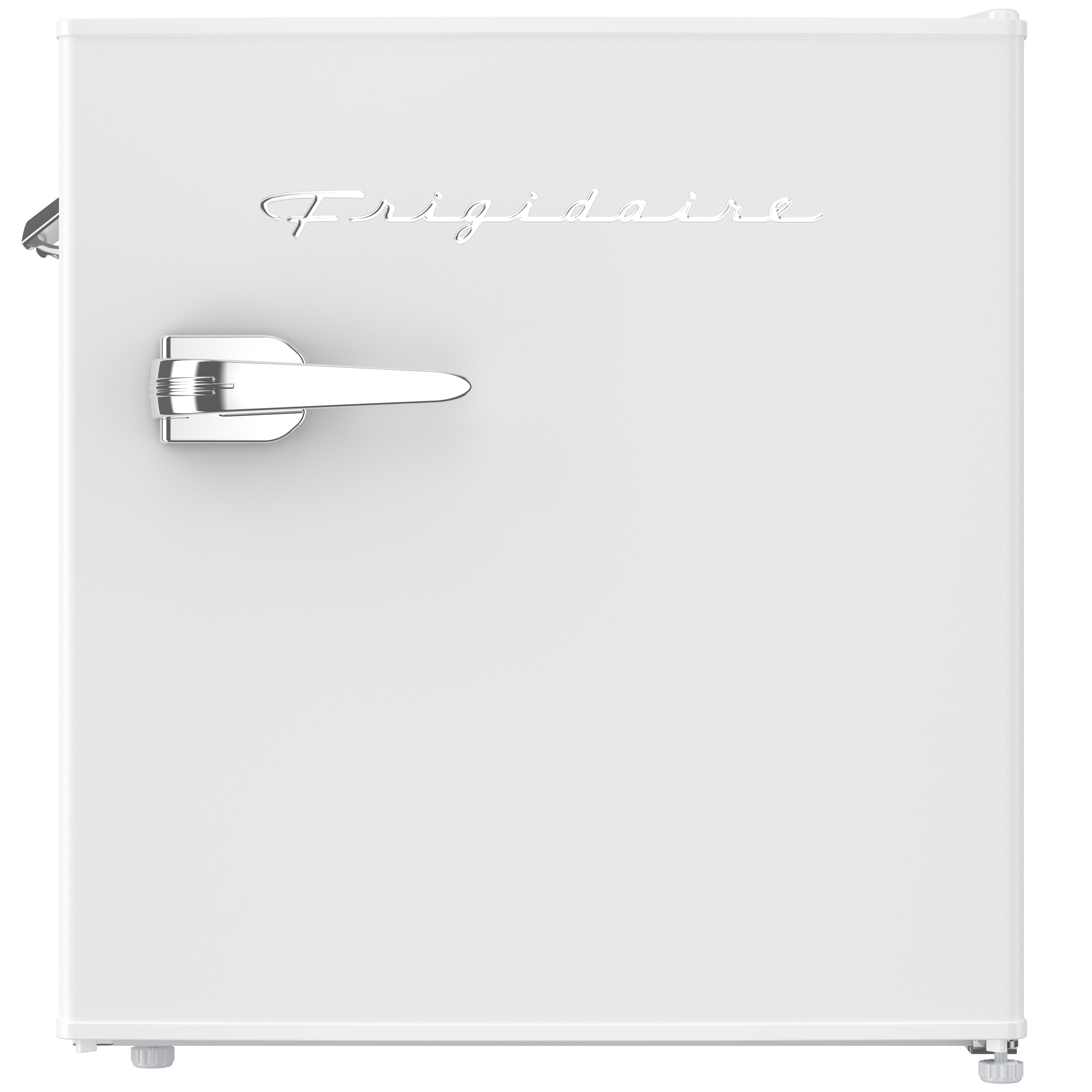 Frigidaire 1.6 Cu. ft. Retro Mini Fridge with Side Bottle Opener, Compact Refrigerator with Freezer Compartment, White