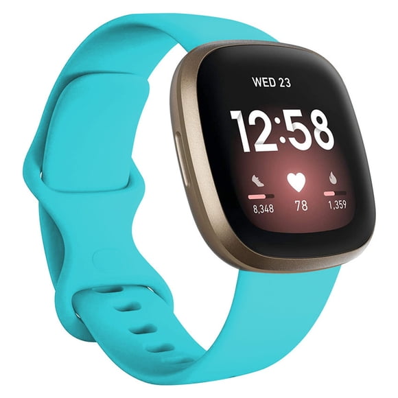 Breathable Sweatproof Solid Color Silicone Watch Strap Compatible With Versa 3 And Sense Big And Tall Large Wrist Men Gwg-2000 Couple Men And Women Large Watch Mens Watch with Leather Band Men's