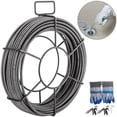 thumbnail image 1 of VEVOR Drain Cleaning Cable 50 Feet x 1/2 Inch Solid Core Cable Sewer Cable Drain Auger Cable Cleaner Snake Clog Pipe Drain Cleaning Cable Sewer Drain Auger Snake Pipe, 1 of 9