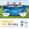 thumbnail image 3 of Funsicle QuickSet 12' x 36" Round Inflatable Top Ring Above Ground Swimming Pool Set, 3 of 6