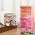 thumbnail image 4 of Porte-maquillage Stockant une Grande Capacité Pratique dans les Styles Boîte de Rangement Cosmétique, 4 of 4