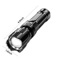 thumbnail image 4 of Dvkptbk Lampe Portative à Main Led Nouvelle Lampe de Poche d'Extérieur Portable Éclairage Charge USB Plastique Mini Lampe de Poche à Lumière Forte Camping et Randonnée, 4 of 9