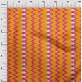 thumbnail image 2 of oneOone Cotton Flex Fabric Chevron Ikat Print Fabric By Yard 40 Inch Wide, 2 of 4