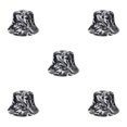 thumbnail image 2 of Thinsony Polyester Breathable Fisherman Cap For Sun Protection And Comfort Sunscreen Fisherman Cap Hat Summer disruptive pattern5 58cm 5Set, 2 of 6