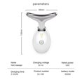 thumbnail image 5 of Red Light Therapy For Face, 3 Color Led Face Skin Rejuvenation For Face & Neck Beauty Device, Neck Tightening Device, Glossy White, 5 of 5