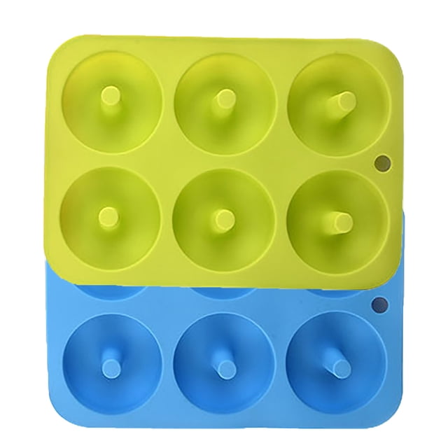 TIMIFIS Silicone Mold 2Pc Donut Baking Pan Non-Stick Dishwasher Decoration Tools Kitchen Gadgets