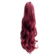 thumbnail image 1 of Extension de Queue de Cheval Longue Ondulée de 55 cm pour Femmes et Filles, Longue Bouclée, Pièce de Cheveux Synthétiques Bouclée, Extensions de Cheveux à Clip, 1 of 8