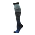 thumbnail image 1 of Penkiiy Compression Socks for Men Color Pattern Pressure Stocking Men Women Elasticity Stocking Outdoor Movement Light blue Socks, 1 of 2