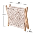thumbnail image 3 of Support à Magazines Style Bohème Porte-Revues Panier de Rangement pour Magazines, 3 of 5