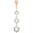 thumbnail image 1 of Xihbxyly Clearance Belly Button Updated S Urgical Steel Belly Button Rings With Properly Holiday Deals, 1 of 2