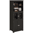 thumbnail image 1 of HOMCOM Buffet de 63 Pouces avec Huche, Armoire de Rangement avec Tablette Ajustable, 1 of 10