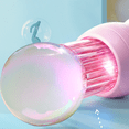 thumbnail image 4 of LNGOOR 2Pcs Bubble Machine Cute and Fun High-Elastic Smoke Bubble Wand Bubble Machine for Toddlers 1-3 Abs Unlimited Smoke Bubble Machine  Wand Bubble Gun Pink&Blue Combination 12, 4 of 4