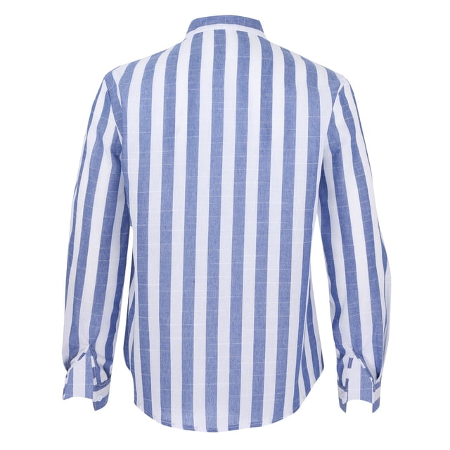 CEHVOM Chemise Décontractée à Rayures pour Hommes