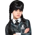 thumbnail image 2 of Wednesday Addams Nevermore Academy Child Wig, 2 of 4