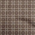 thumbnail image 1 of oneOone Georgette Viscose Brown Fabric Asian Block Sewing Material Print Fabric By The Yard 42 Inch Wide, 1 of 4