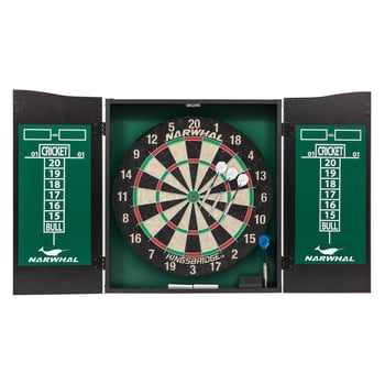 Kingsbridge Narwhal Bristle Dartboard and Cabinet