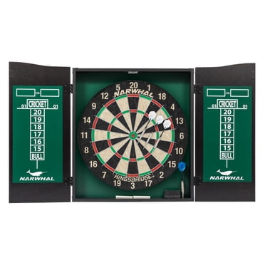 Kingsbridge Narwhal Bristle Dartboard and Cabinet