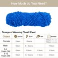 thumbnail image 4 of Unique Bargains Fil Chenille Polyester Bleu, 3 Écheveaux, 4 of 7