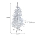 thumbnail image 3 of 3 White Spruce Xmas Tree Pvc 120 Normal Tips W/Plastic Stand, 3 of 3