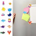thumbnail image 3 of Fridge Magnets for Kids, 20 Pieces 3D Animal Refrigerator Magnets Set for Toddlers, Educational Learning Toy for Whiteboard, Full Back PVC Magnetic Animals, 3 of 9