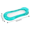 thumbnail image 2 of Estbridge Matelas Pneumatique Gonflable en PVC Pliable Portable, Tapis de Fauteuil Inclinable Résistant à l'Eau, Lit Flottant Résistant à l'Eau pour Piscine d'Été pour Piscine d'Été (Vert), 2 of 7