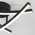 thumbnail image 4 of Artika Orly Plafonnier DEL Moderne Encastré, Noir, 4 of 5