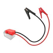12V Car Battery Jump Starter Cable Adapter, HO T-Clips for Lidl Parkside X20V Team Battery, Emergency Power for Mini Cars, Mowers, Boats